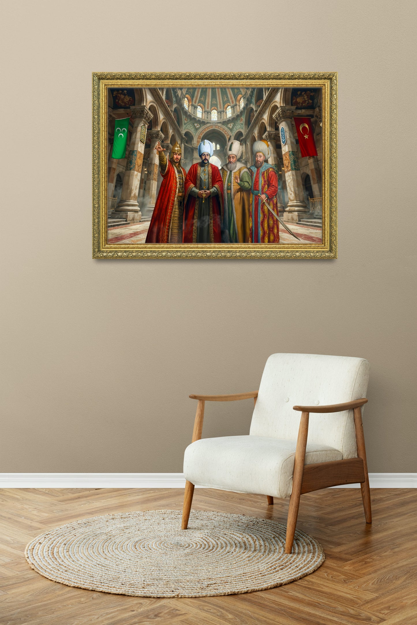 Ayasofya’da Tarihi Buluşma Cihan Sultanları Özel Tablo