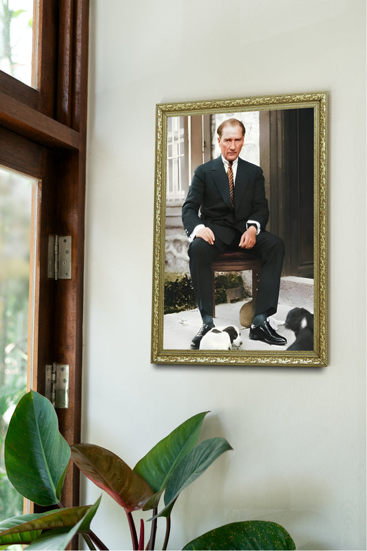 Şık Tasarım Atatürk Portresi