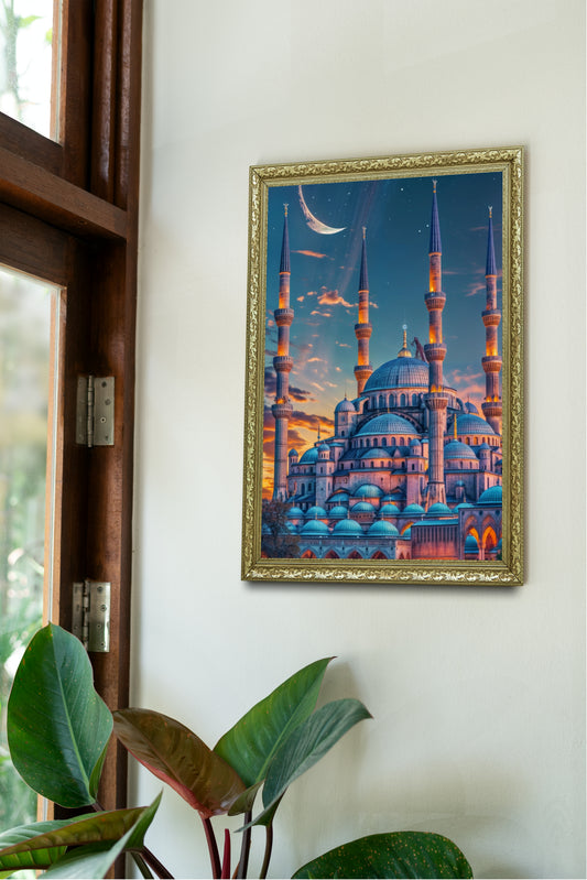 Gecenin Işığında Ayasofya: Hilal ve İhtişam Tablo