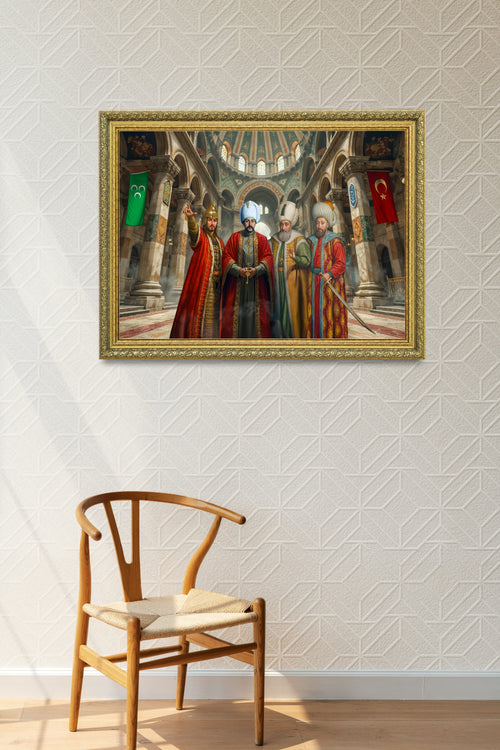 Ayasofya’da Tarihi Buluşma Cihan Sultanları Özel Tablo