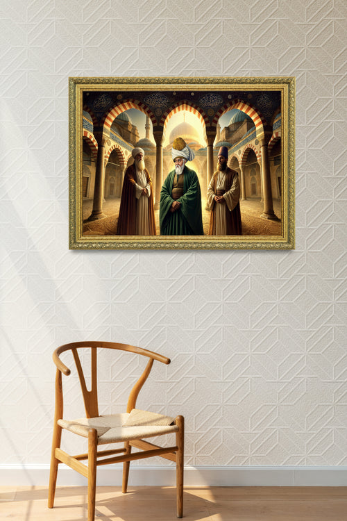 Mevlana Şems 3'lü Tablo