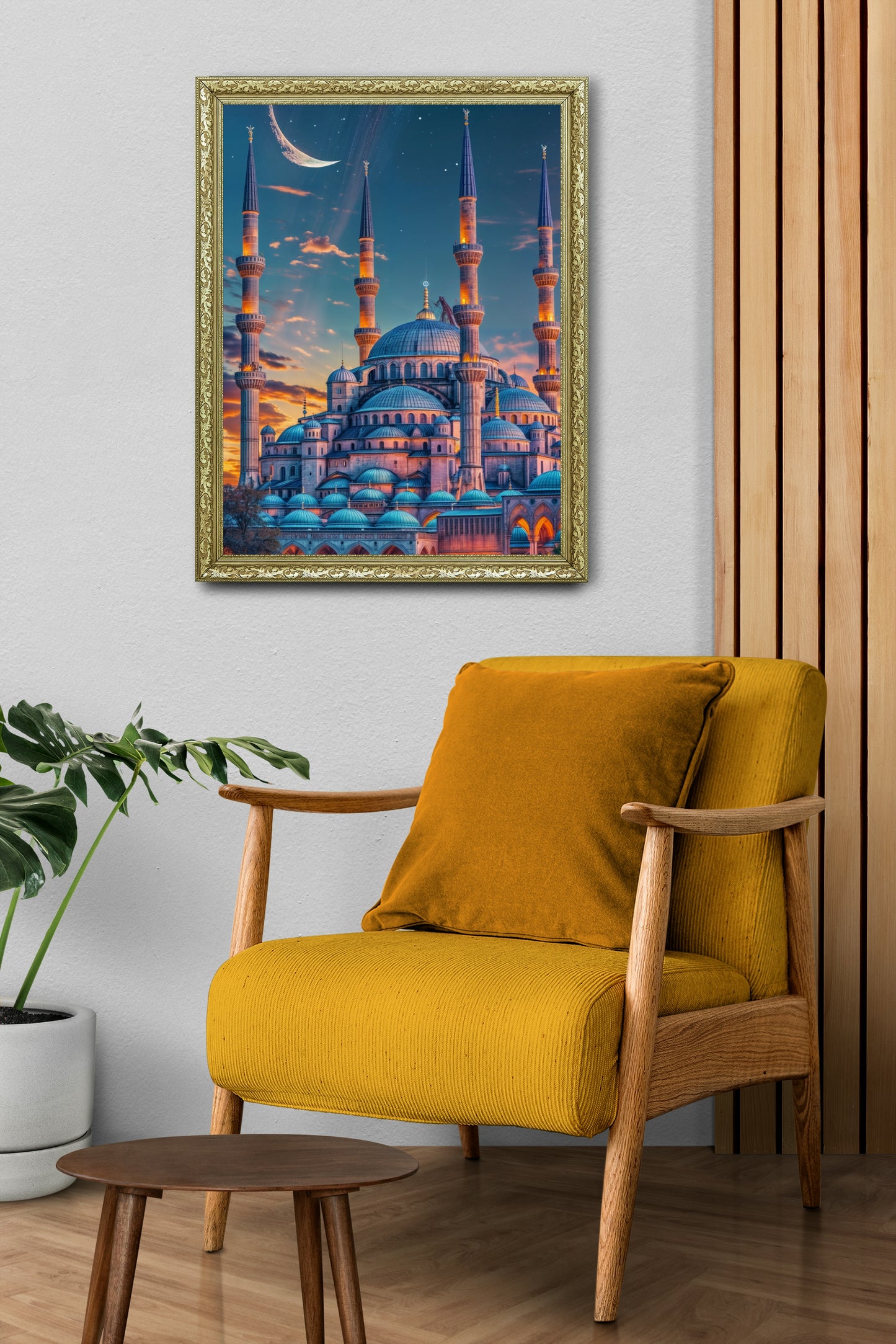 Gecenin Işığında Ayasofya: Hilal ve İhtişam Tablo