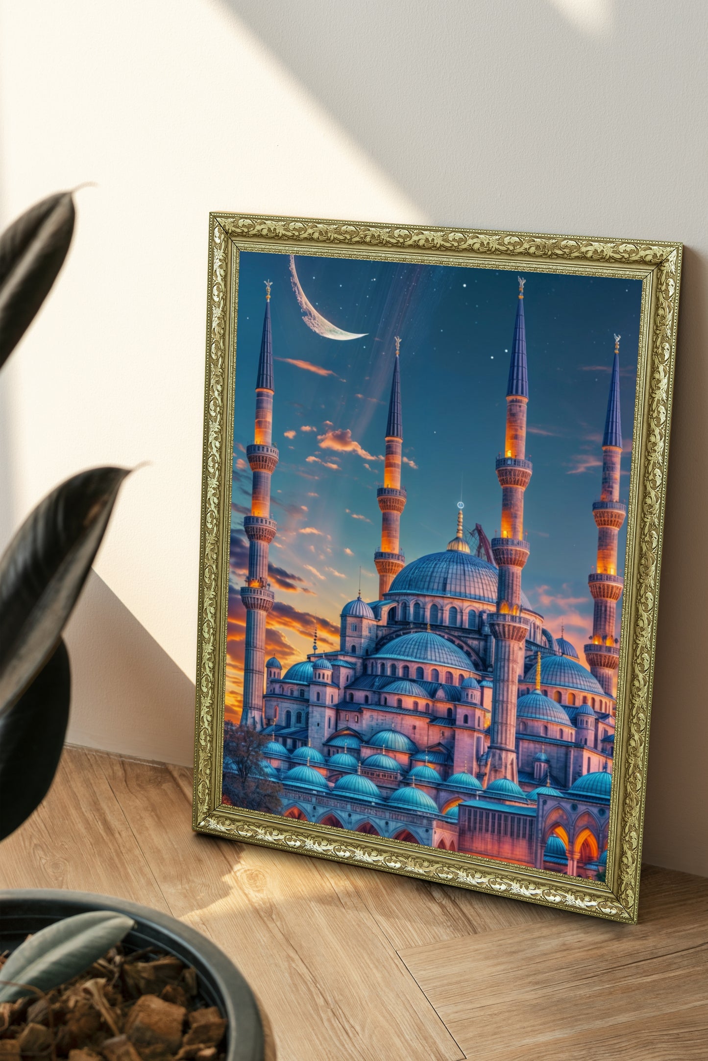 Gecenin Işığında Ayasofya: Hilal ve İhtişam Tablo