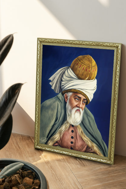 Mevlana Portre Tablo