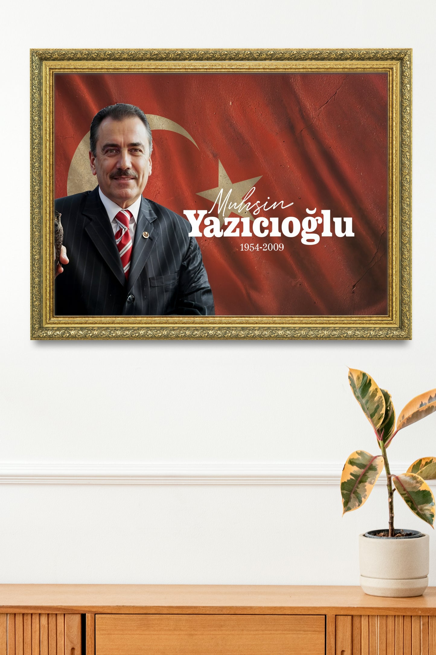 Muhsin Yazıcıoğlu Ay Yıldızın Gölgesinde Tablo