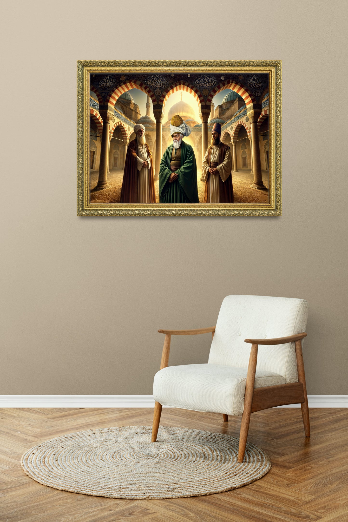Mevlana Şems 3'lü Tablo
