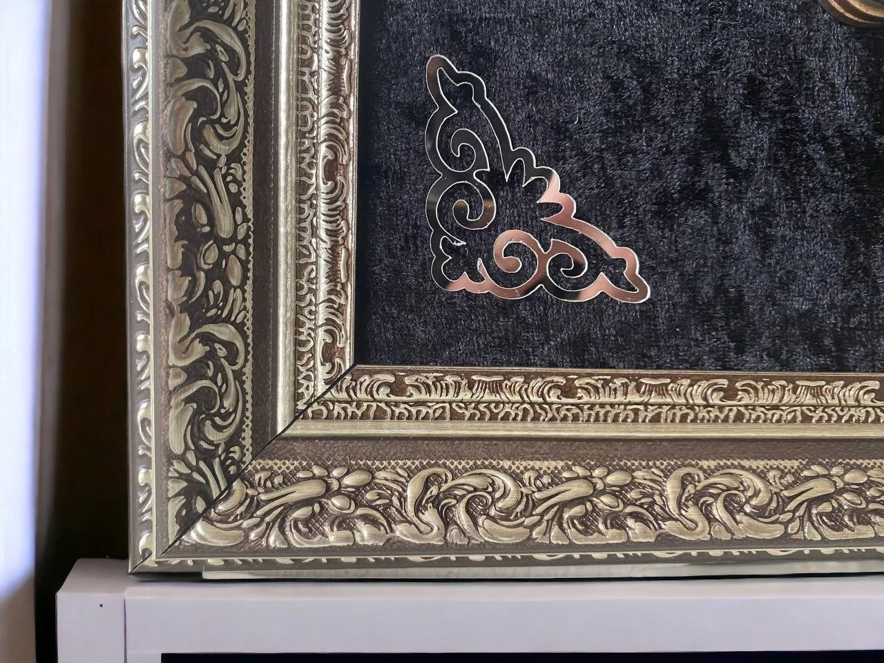 Çift Kılıçlı Osmanlı Armalı Tablo 60x80 cm